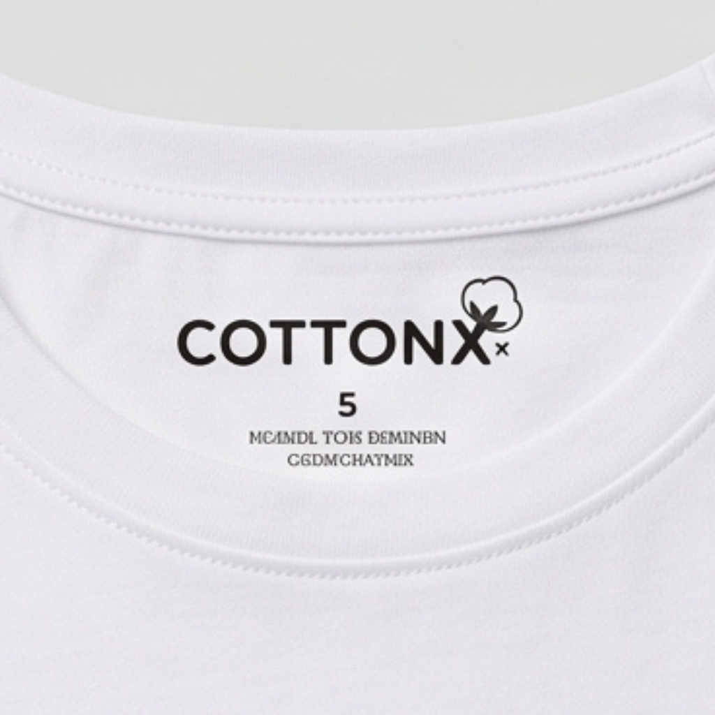 Plain White Crew Neck Cotton T-Shirt