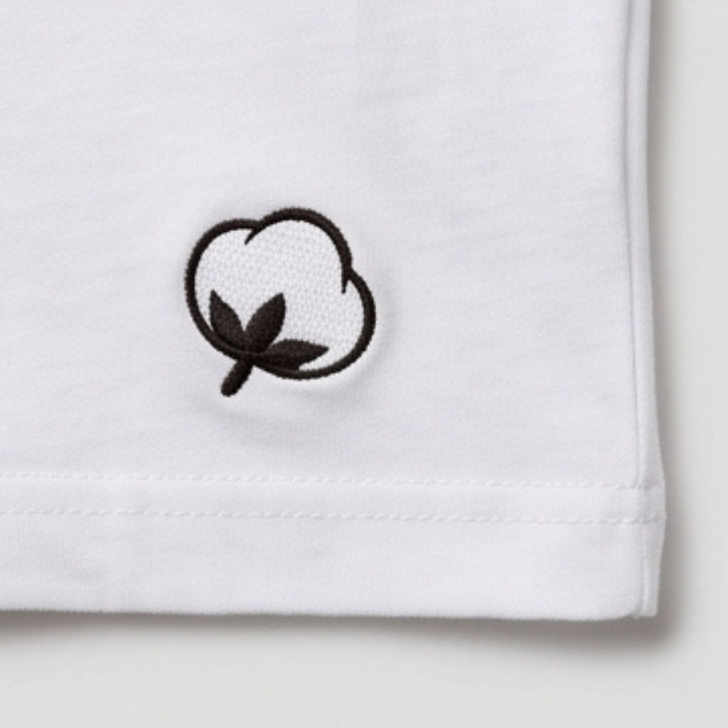Plain White Crew Neck Cotton T-Shirt