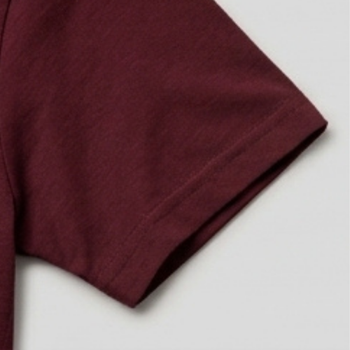 Maroon Crew Neck Cotton T-Shirt