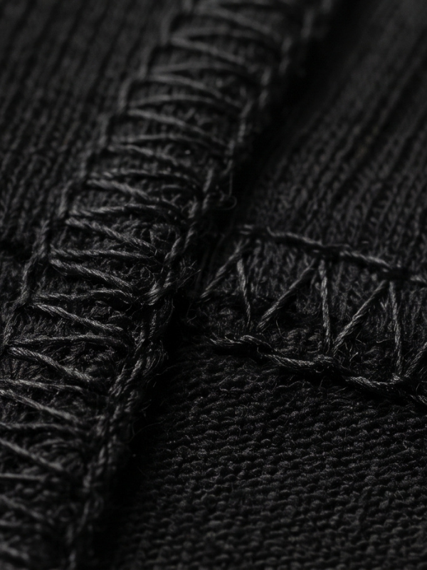 Black Crew Neck Cotton T-Shirt